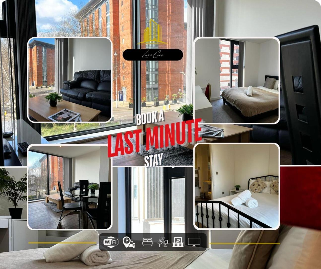 Last-Minute Specials L Book It Now L Sleeps Up To 4 L 2 Bed 2 Bath - Gym - Prime Birmingham Location L Jvt Short Lets Kültér fotó
